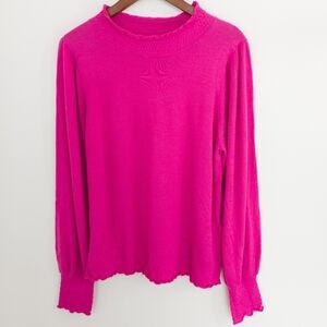 Selected Femme SLFTabita Long Sleeve Mock Neck Sweater Top Size XL